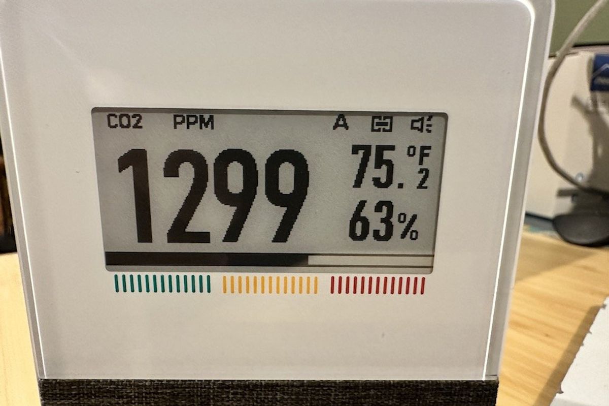 Close up of INKBIRD Smart Indoor Air Quality Monitor