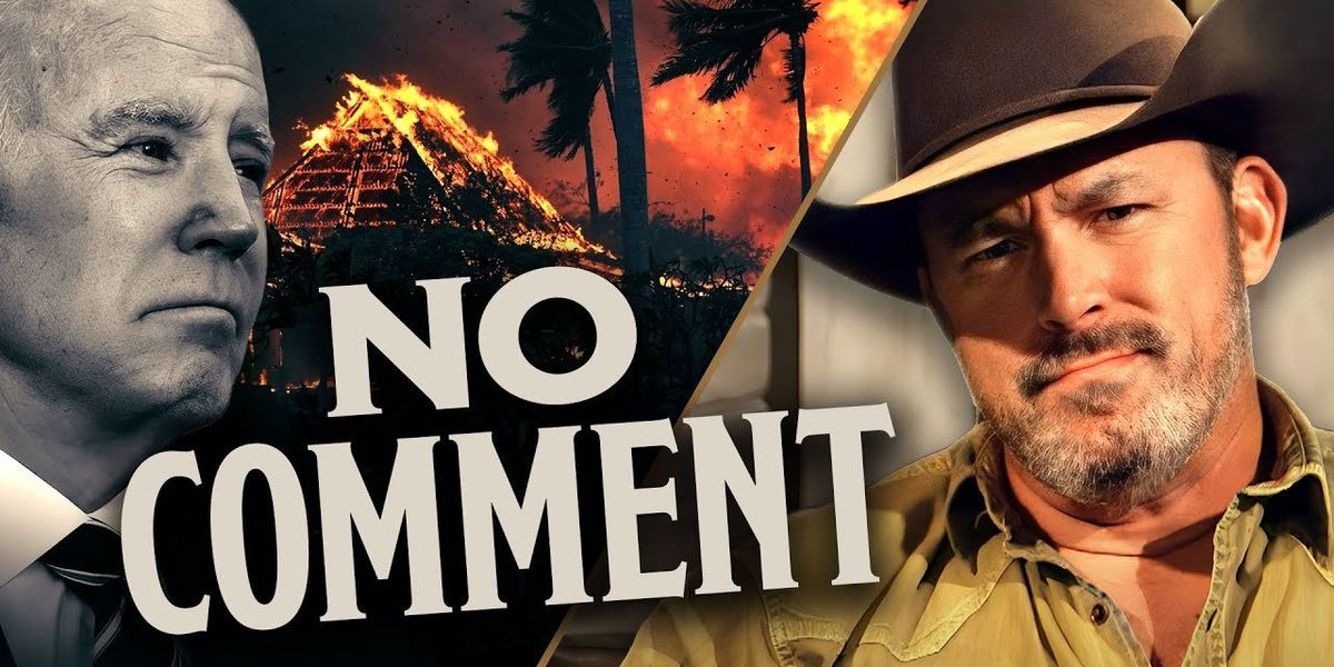 NextImg:Maui fire conspiracy theory + Joe Biden’s PATHETIC response