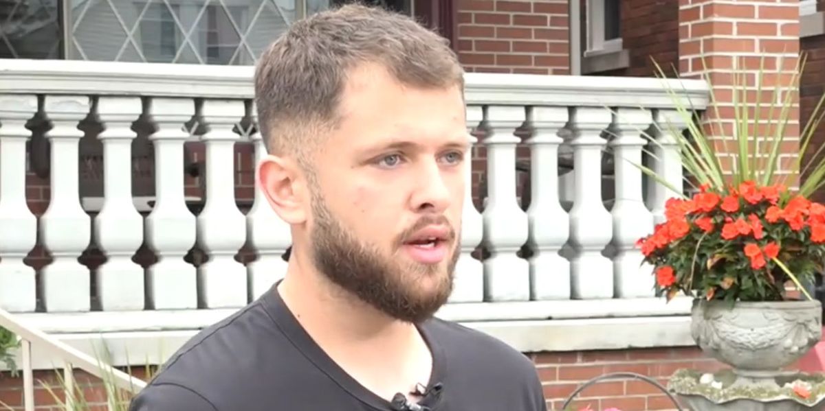 Junior officer hears screaming while off duty and bolts into action, saving baby who was figured for a goner: 'Everybody has their time. It just wasn't his.'