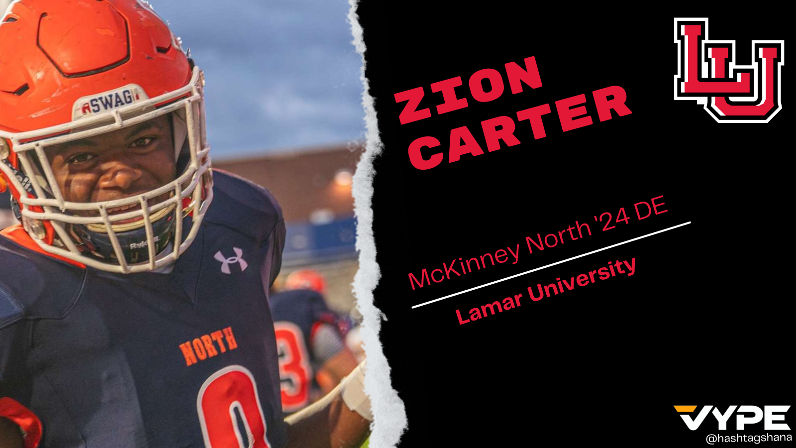EXCLUSIVE INTERVIEW: McKinney North stand-out DE, Zion Carter, commits to Lamar University