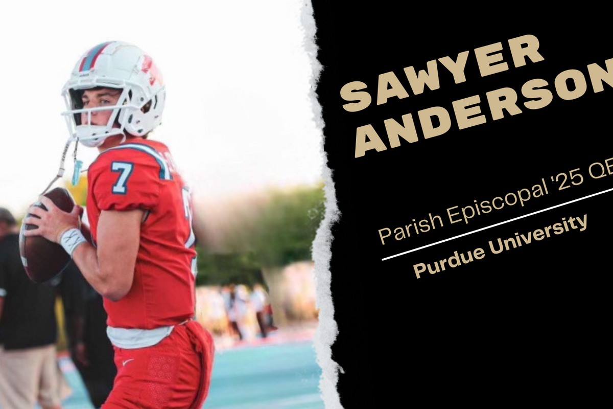 EXCLUSIVE INTERVIEW: Parish Episcopal star QB, Sawyer Anderson, commits to Purdue