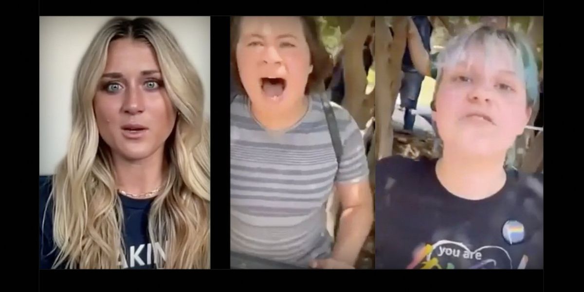 Riley Gaines: Gang of 'soulless,' 'violent' leftists were spitting on women's rights advocates, cursing at young girls amid women's sports bill signing in Texas