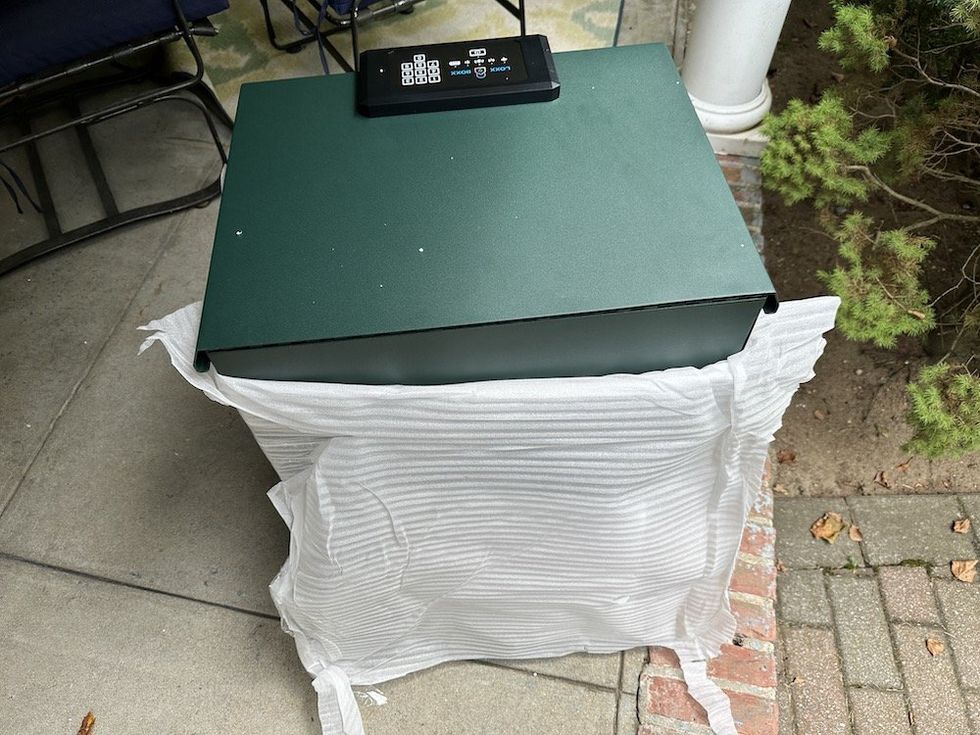 Photo of Loxx Boxx right out of the box wrapped up