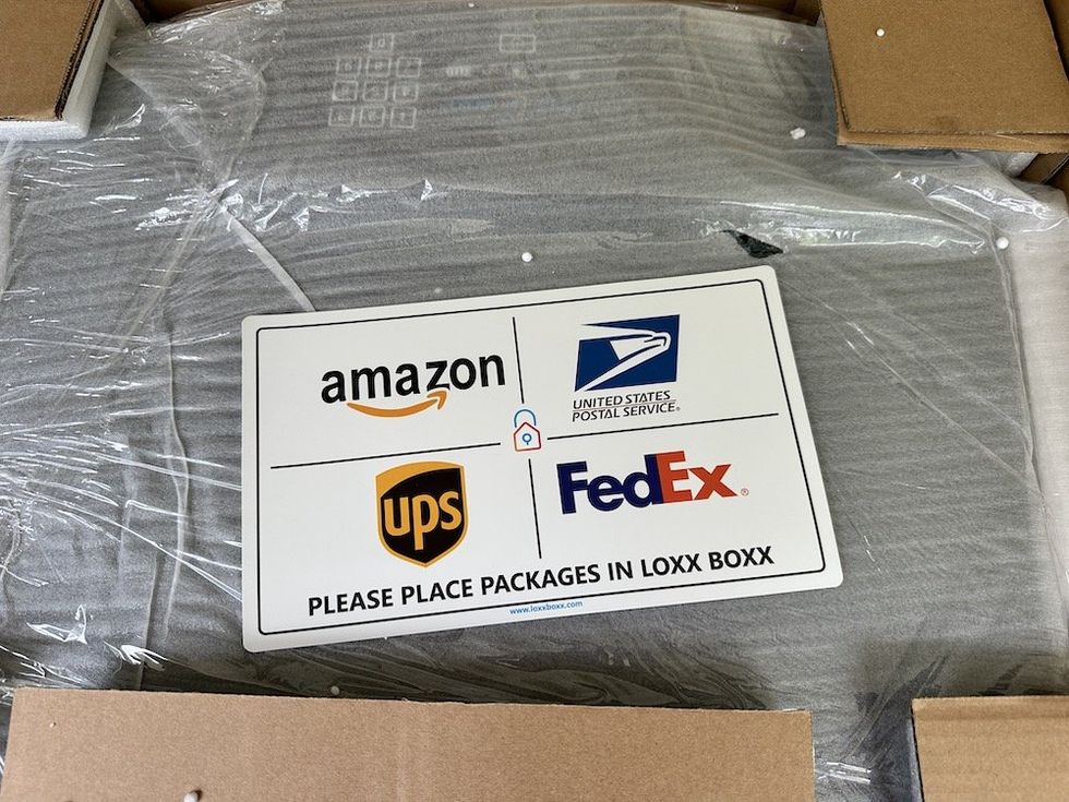 photo of sign for Loxx Boxx