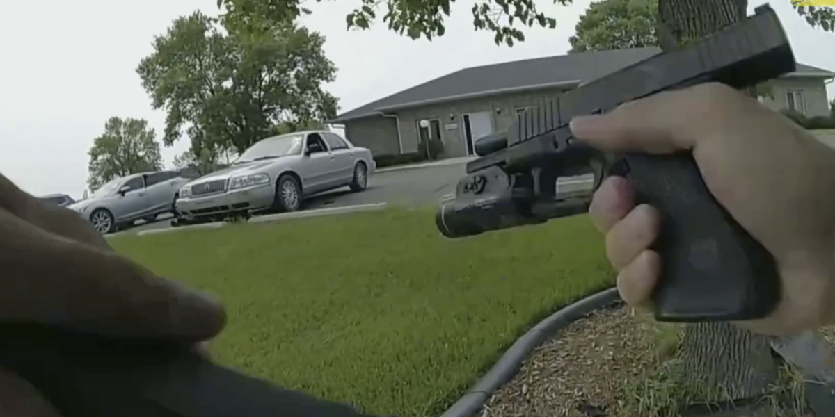 NextImg:Intense bodycam video of hero cop neutralizing Syrian refugee armed with 1,800 rounds of ammo and explosives, possibly thwarting mass casualty event in Fargo