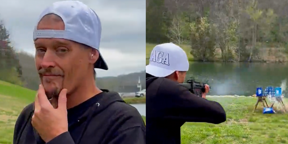 NextImg:Kid Rock reportedly spotted drinking Bud Light mere months after blasting the beer brand