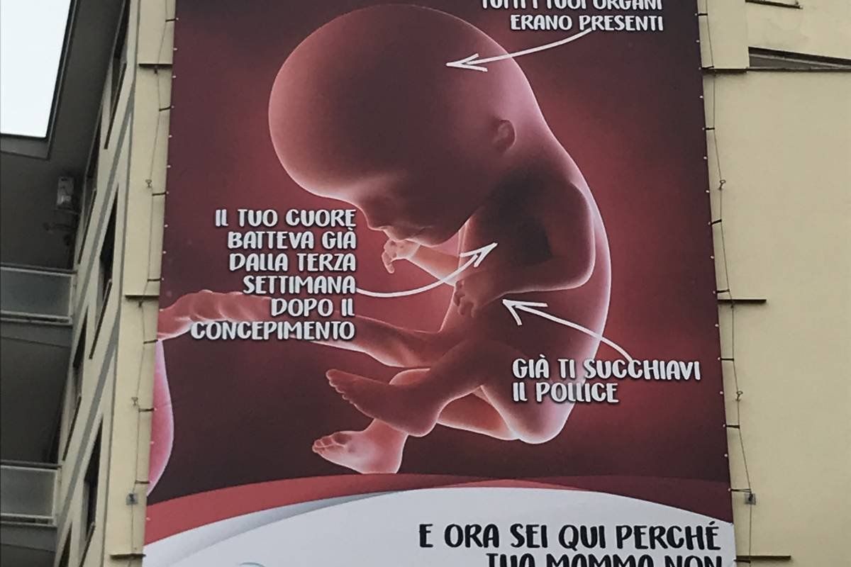 L’immagine del feto ormai fa tanta paura