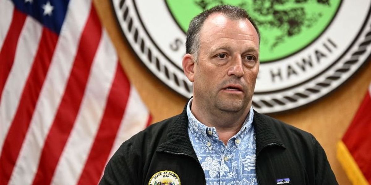 NextImg:Hawaii's Dem governor blames climate change for Maui wildfires while simultaneously promising to make 'no excuses'