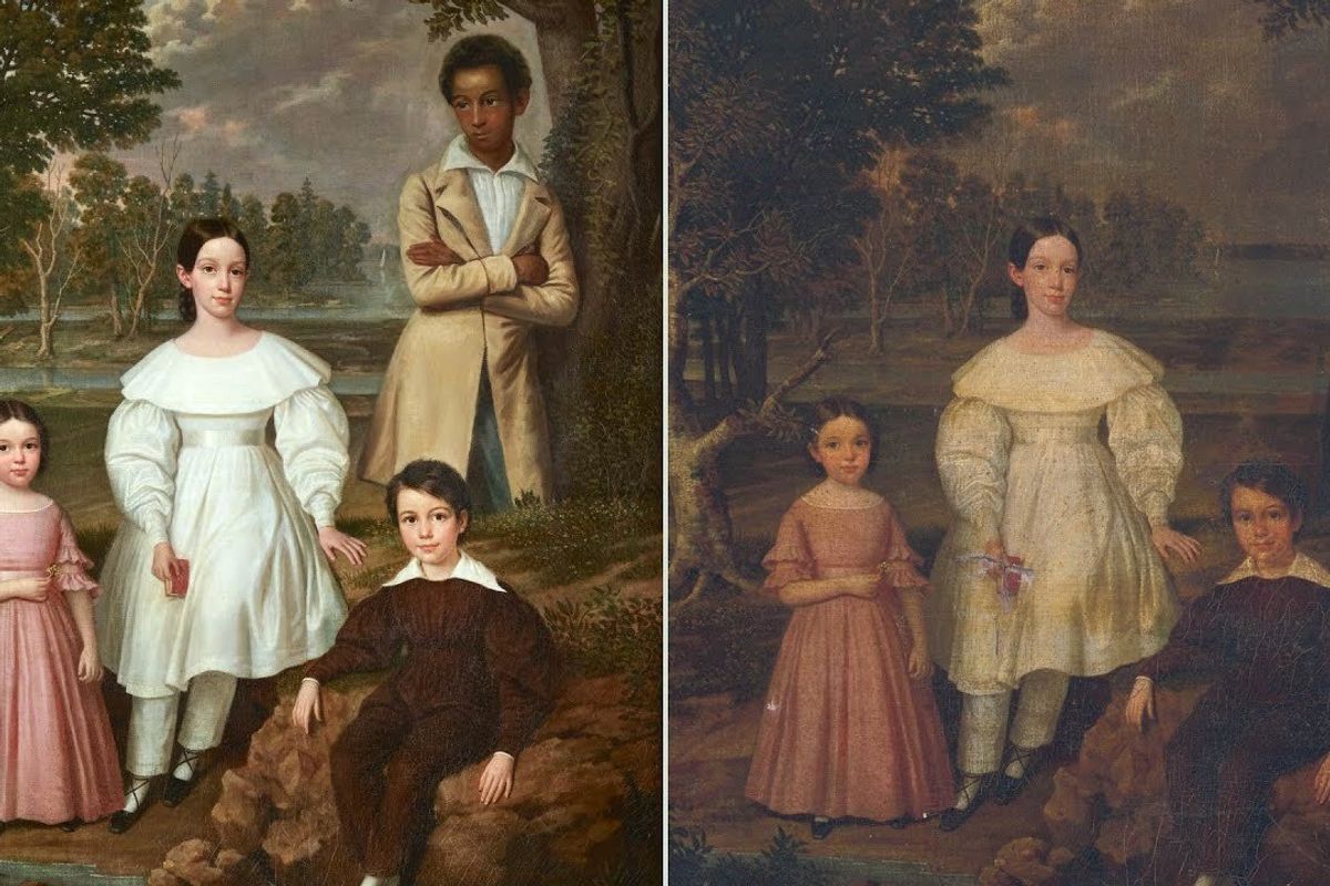 Bélizaire; hidden enslaved child; painting of enslaved child; Louisiana; New York Times
