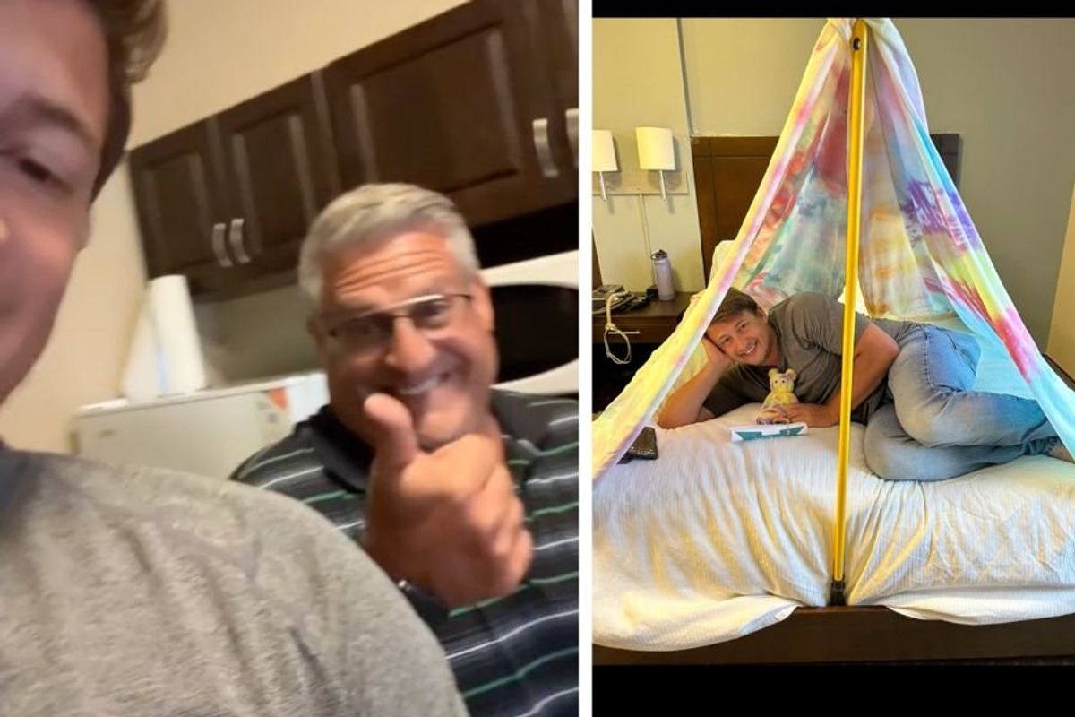 kid forts, hotels in canada, wholesome pranks