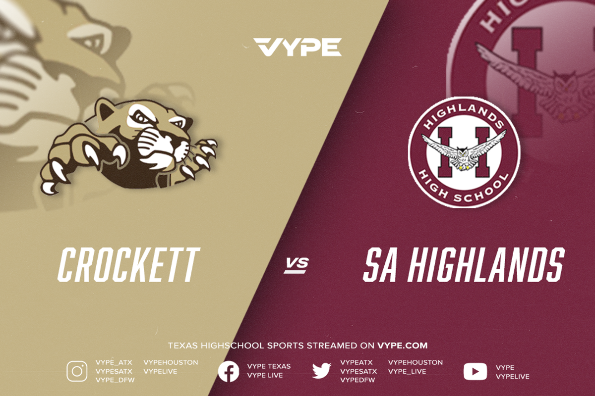8PM - Football: Crockett vs. SA Highlands