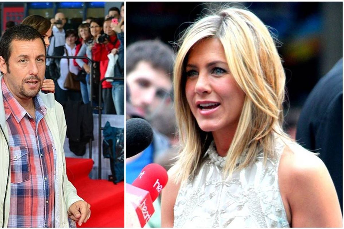 adam sandler, jennifer aniston, ivf