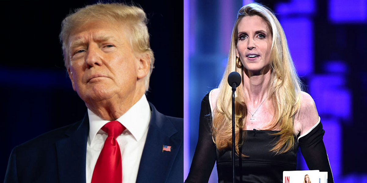 'I don’t think Trump will be the nominee': Ann Coulter calls Trump 'a gigantic baby,' says he 'can barely speak English'