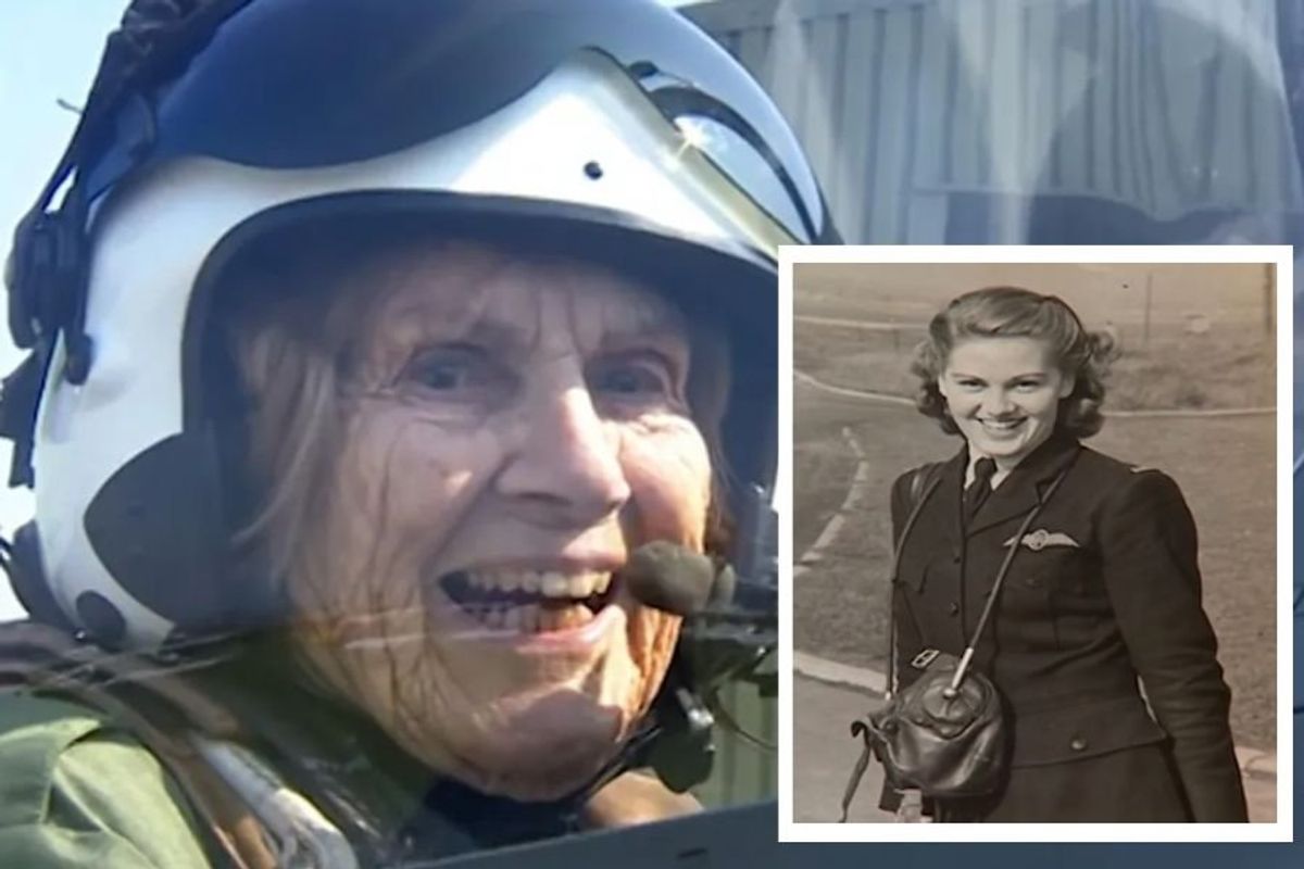 WWII female fighter pilot flies plane 70 years later - Upworthy