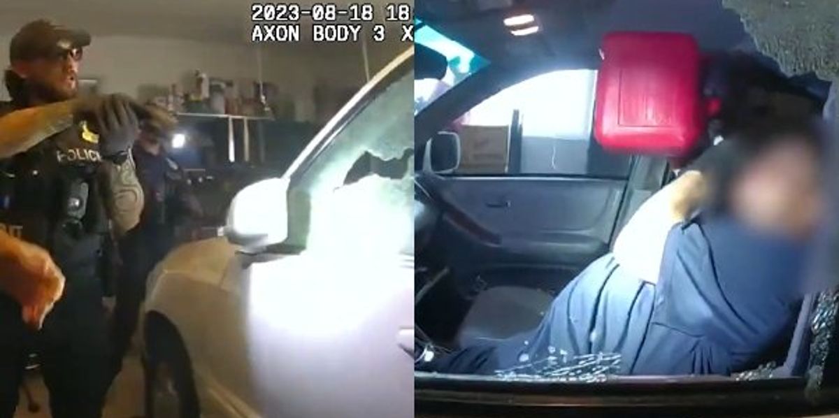 Watch: Bizarre bodycam video shows Seattle burglar chugging gasoline as police arrest him at gunpoint