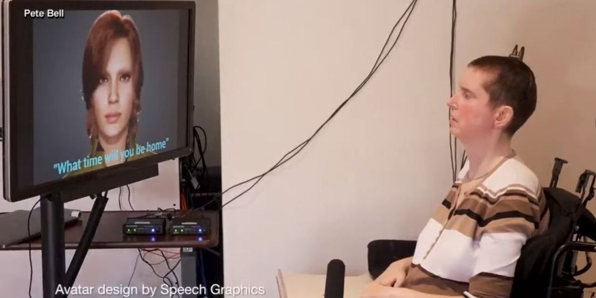 AI helps paralyzed woman ‘speak’ for first time in years using copy of her recorded voice