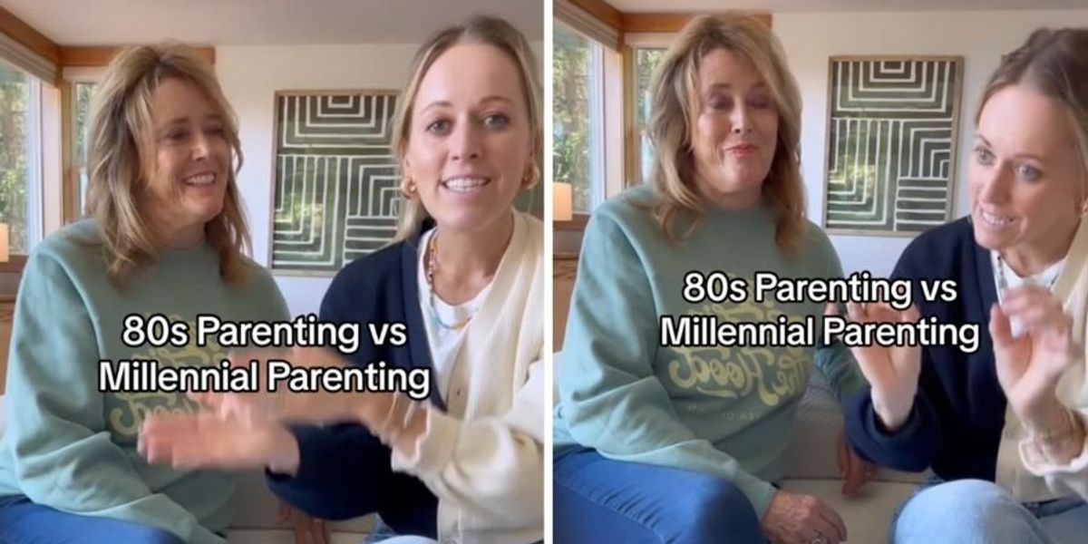 Millennial mom is stunned when grandma compares parenting in the 80s to now