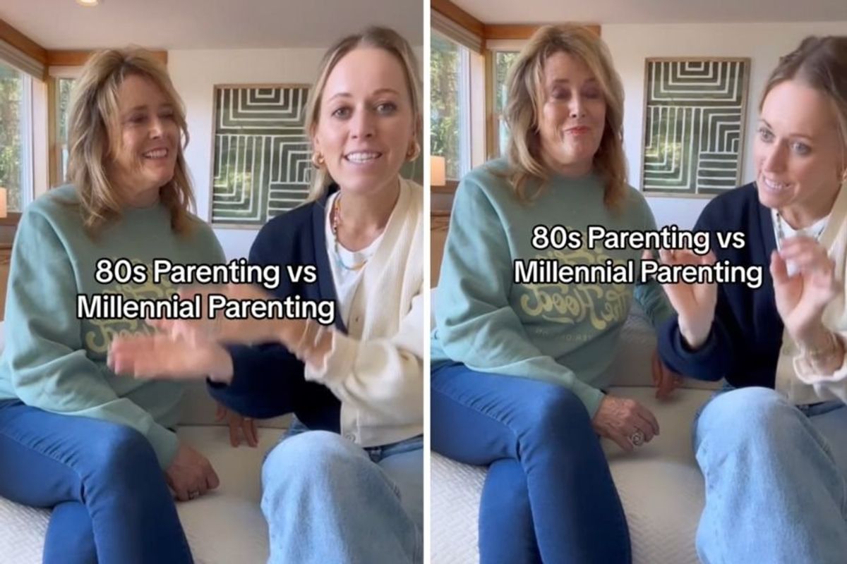 Millennial mom asks her mom about raising kids in the 80s - Upworthy