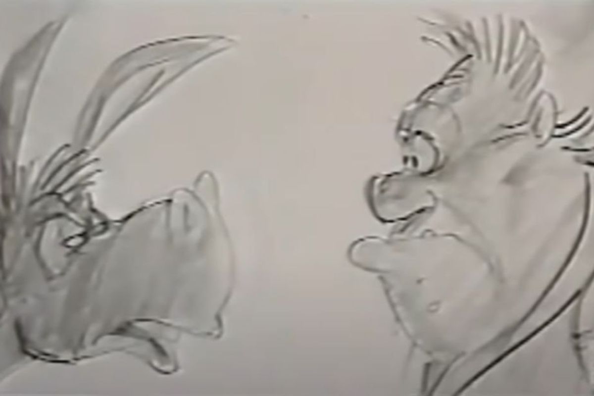donkey and shrek sketches
