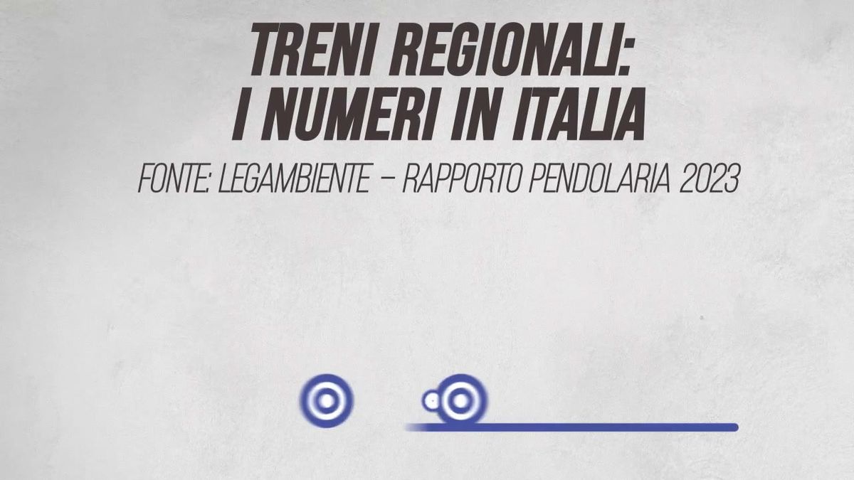 Treni regionali: i numeri