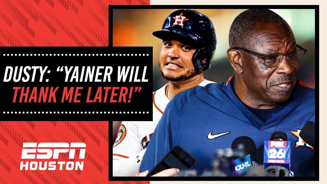 Dusty: Yainer Diaz will “thank me later” for not starting at catcher