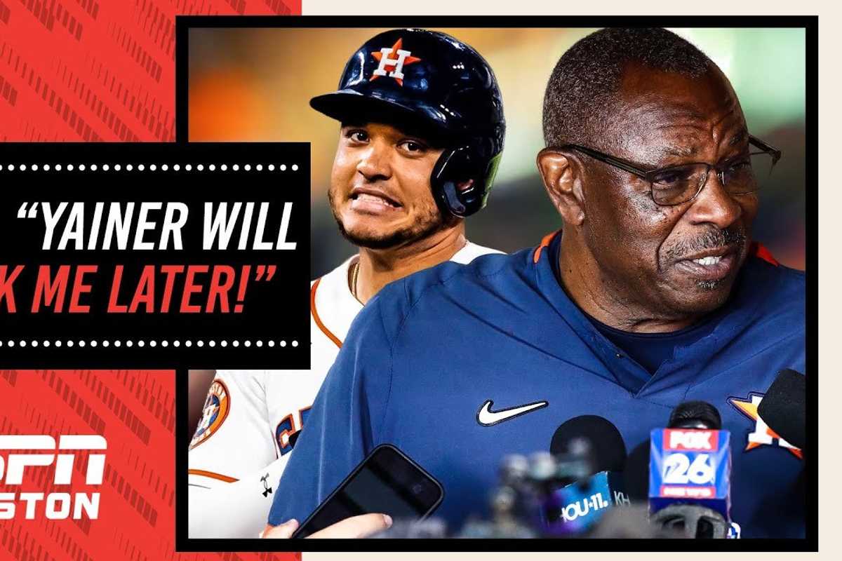 Dusty: Yainer Diaz will “thank me later” for not starting at catcher