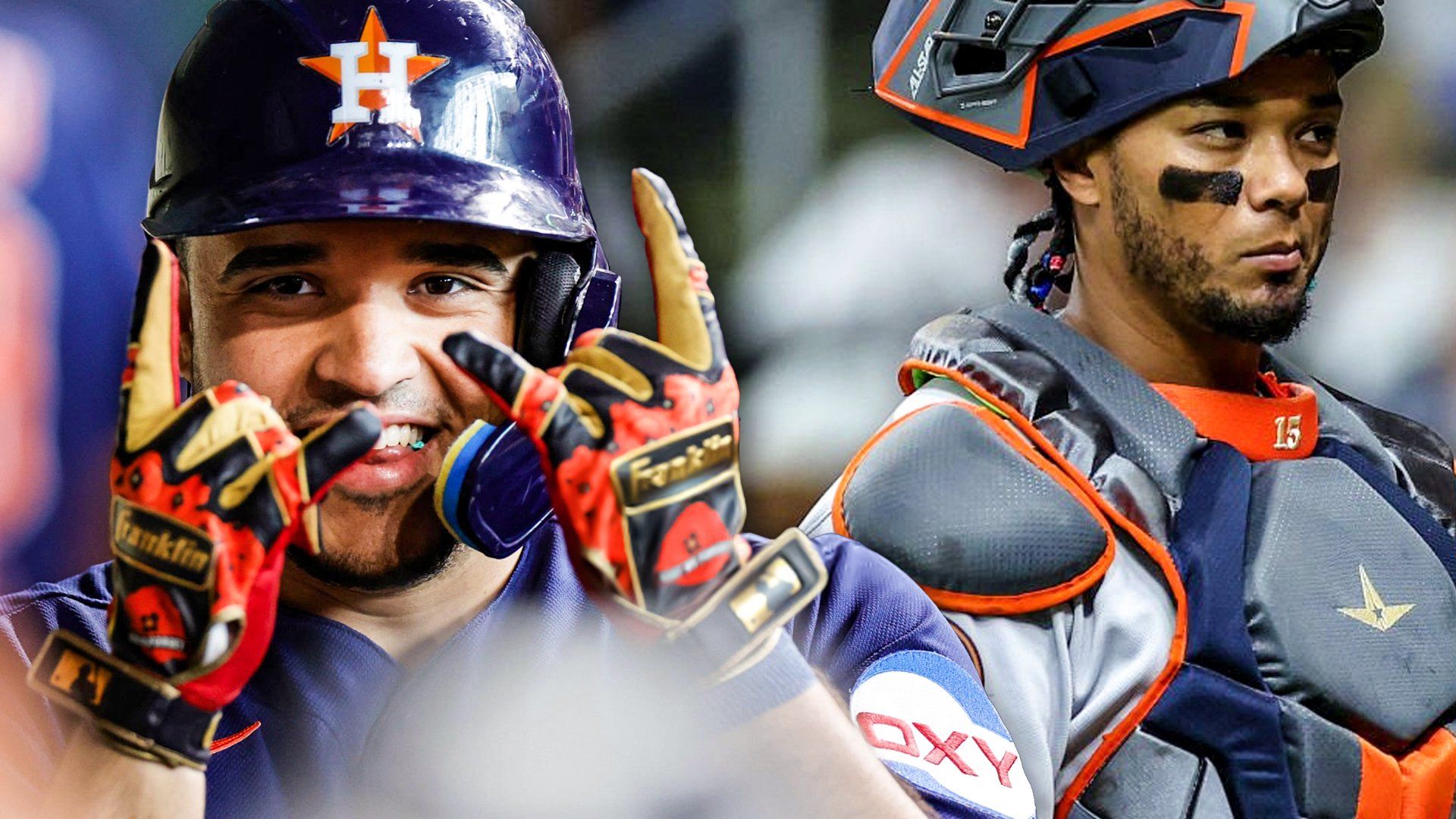 Astros Yainer Diaz, Martin Maldonado