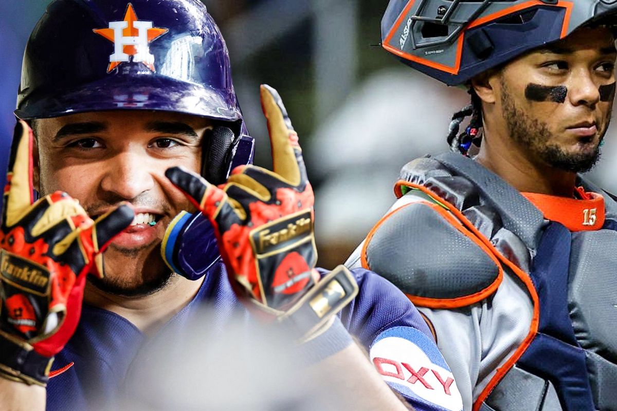 Astros Yainer Diaz, Martin Maldonado