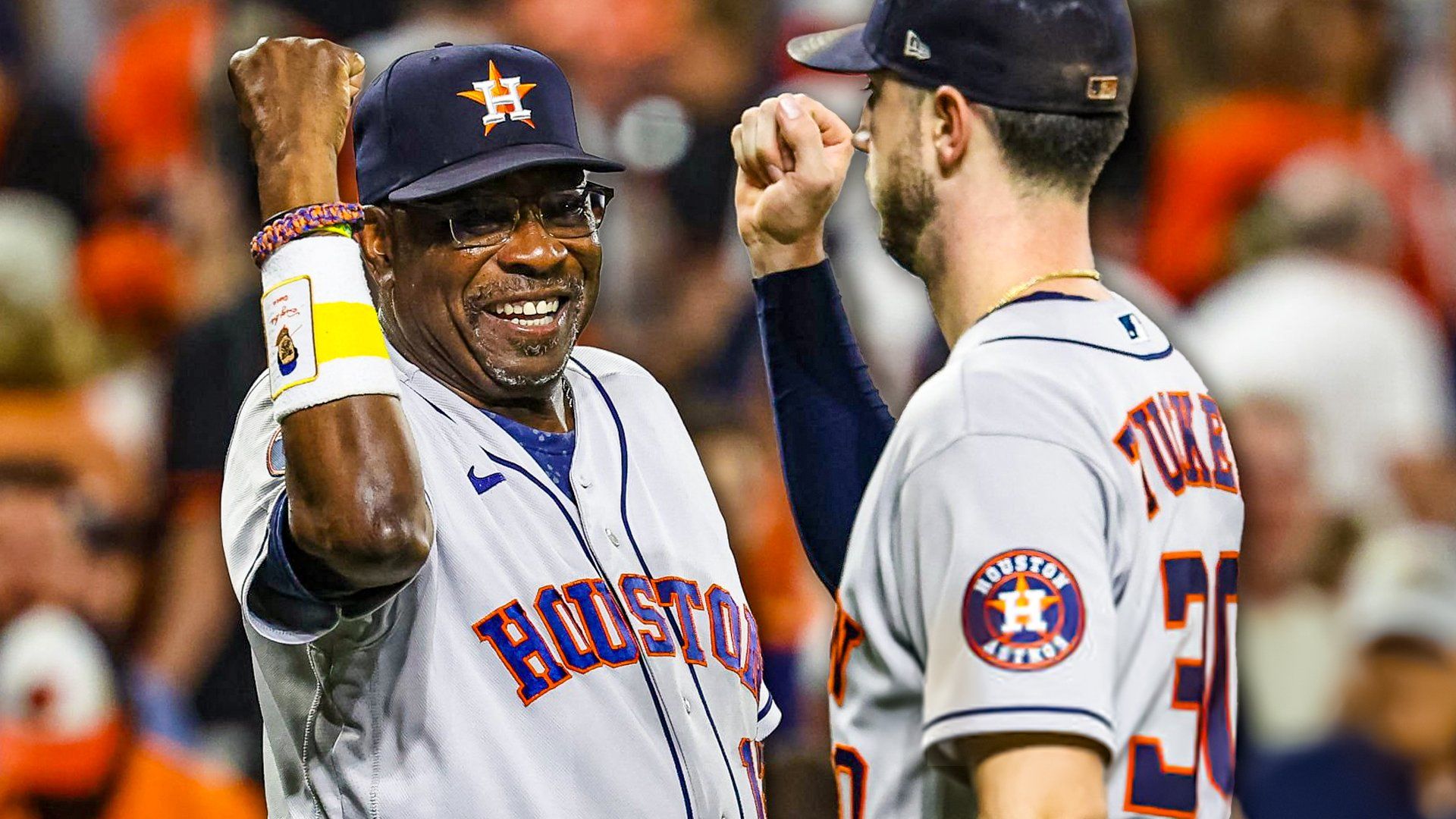 Astros Dusty Baker, Kyle Tucker