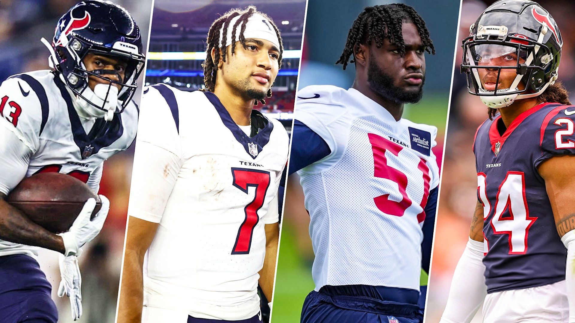 Texans Tank Dell, CJ Stroud, Will Anderson, Derek Stingley