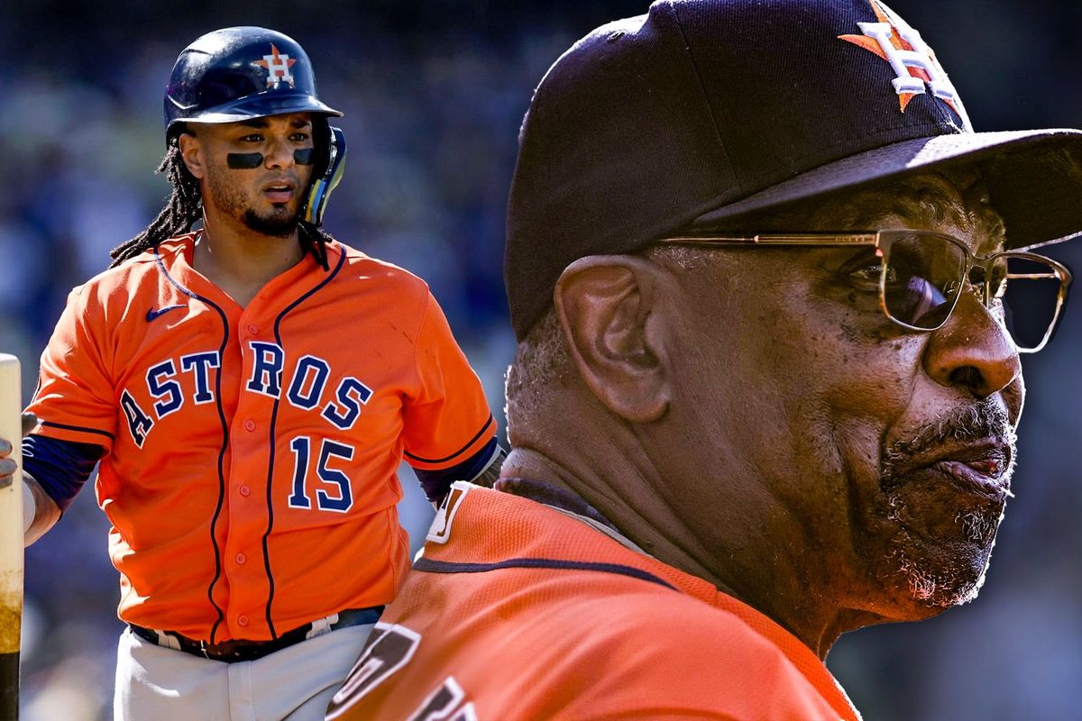 Astros Martin Maldonado, Dusty Baker