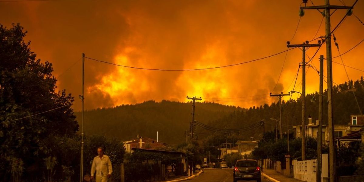 NextImg:160 people arrested on arson charges for Greek wildfires that the media previously said climate change was to blame