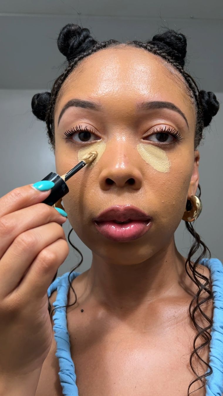 Rose on Instagram: Testing out the white concealer hack to see if