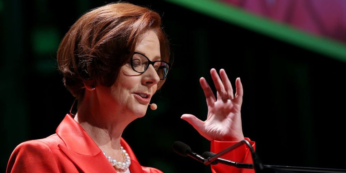 NextImg:Australia's first female prime minister ridiculed after calling 'what is a woman?' a 'gotcha' question, struggling for over 4 minutes to answer it