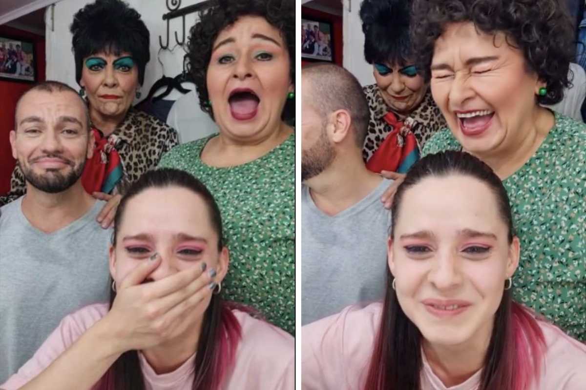 four people doing the Magic Flute Challenge