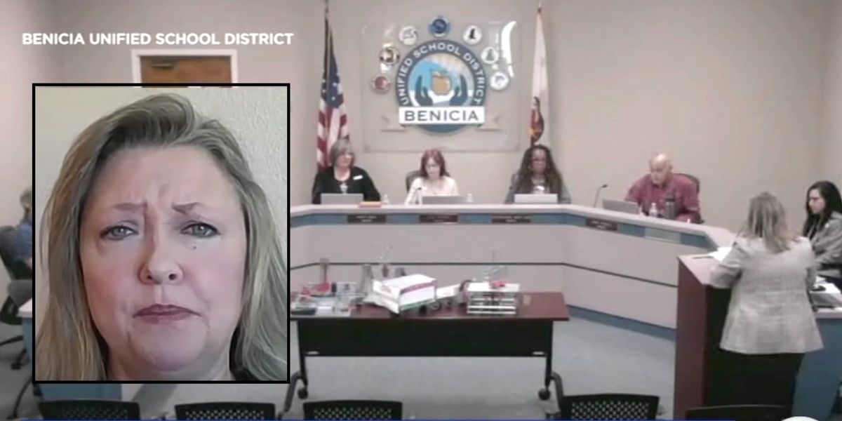 NextImg:California mom says she lost her job 10 days after speaking against LGBTQ materials at school board meeting
