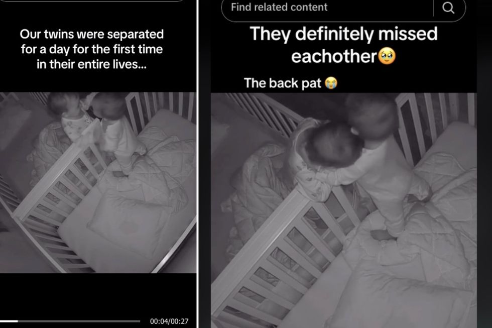 Fast Night Sil Tod Video - Baby twins share sweet reunion after first day apart - Upworthy