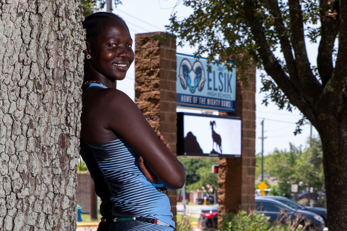 ON THE RUN: Abdelasis overcoming the odds