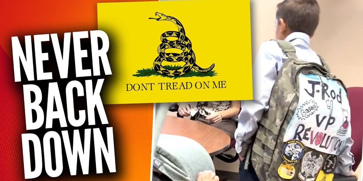 The Gadsden flag is racist?! Teacher gets BRUTAL 'Don't Tread on Me' lesson