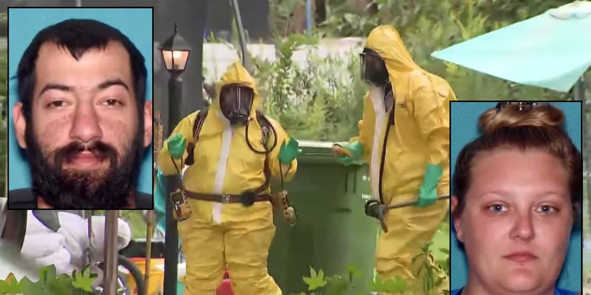 Couple arrested after cops find 9-year-old boy living in home with dozens of dead and dying foster dogs