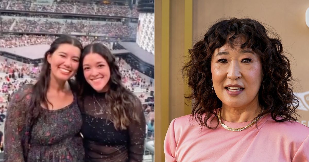 Taylor Swift fans at concert; Sandra Oh