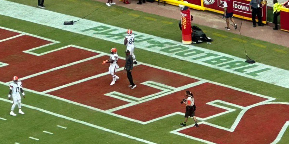 NextImg:NFL finally replaces 'End Racism' message in end zones, but it may be a temporary move