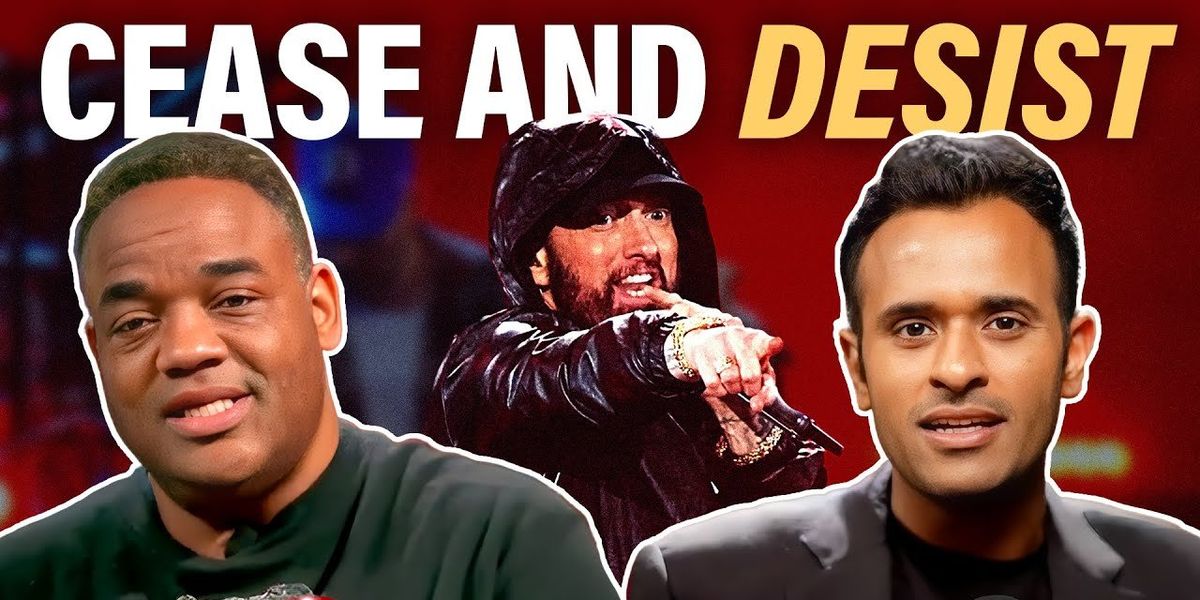 NextImg:Here's what Vivek Ramaswamy said to Eminem's CEASE AND DESIST order