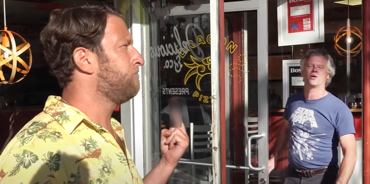 NextImg:Dave Portnoy confronted by angry pizza shop owner citing New York Times hit piece as evidence his pizza reviews hurt small businesses