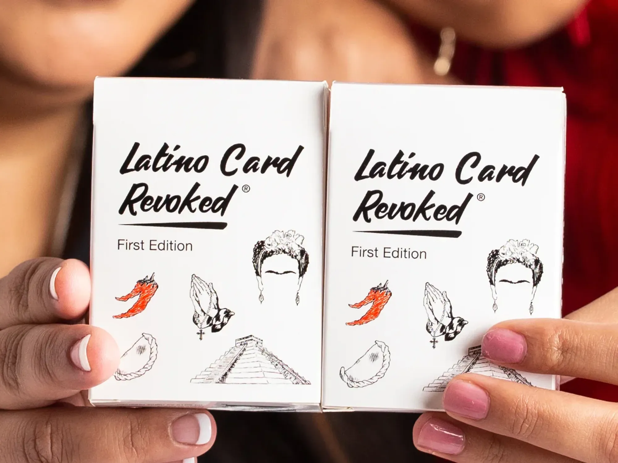 a promotional image for latino card revoked, a latino party game
