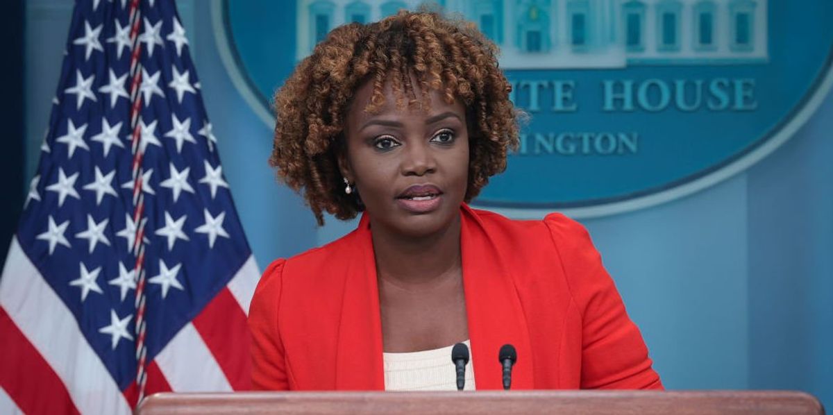 NextImg:KJP makes laughable claim about Biden's immigration record when confronted with AOC's sharp criticism