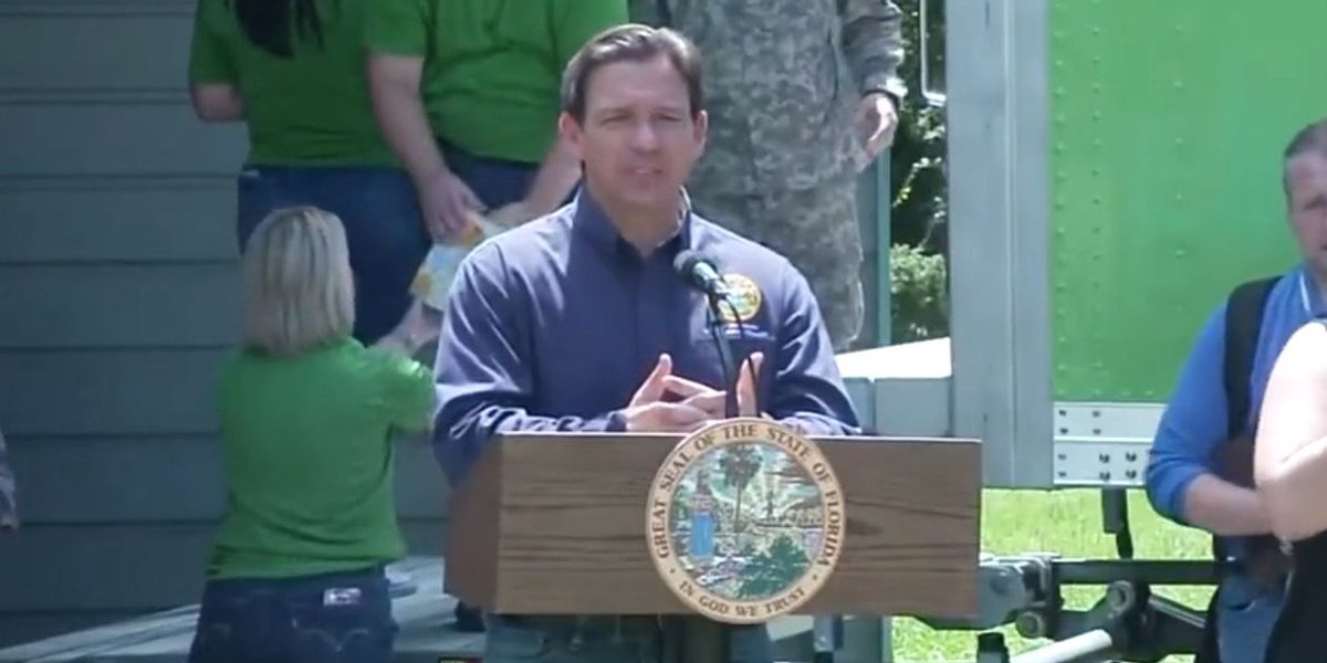 NextImg:DeSantis drops facts on Biden, climate alarmists for 'politicizing the weather' to push leftist agenda
