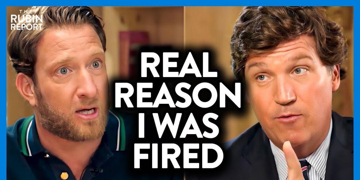 NextImg:Watch guest's face when Tucker Carlson exposes the REAL reason he was fired