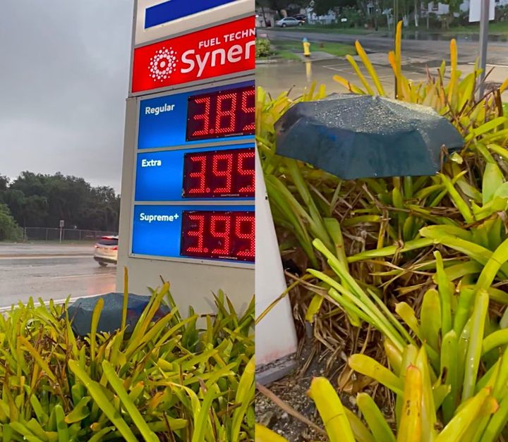 gas station umbrella