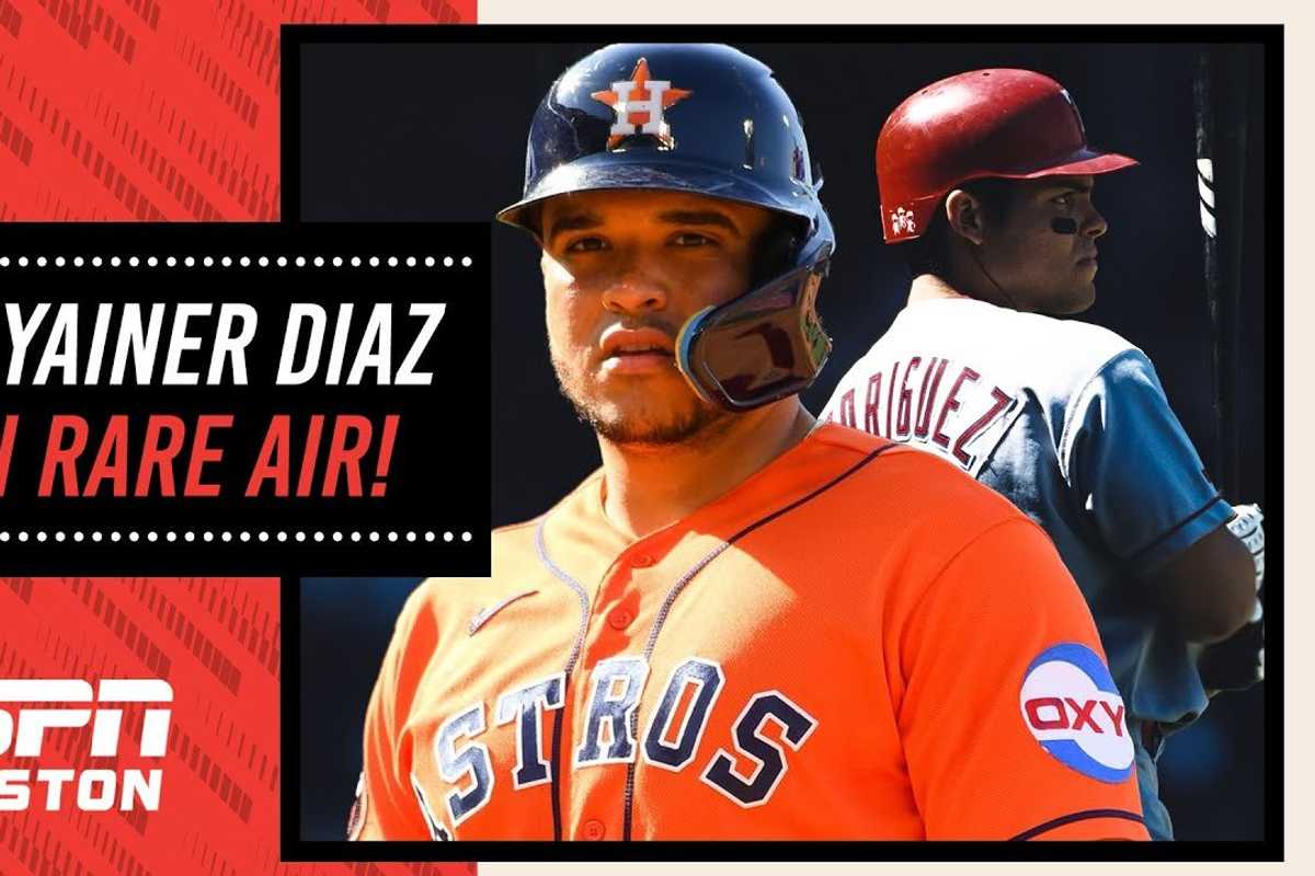 How Astros' Yainer Diaz has clobbered his way into rare air